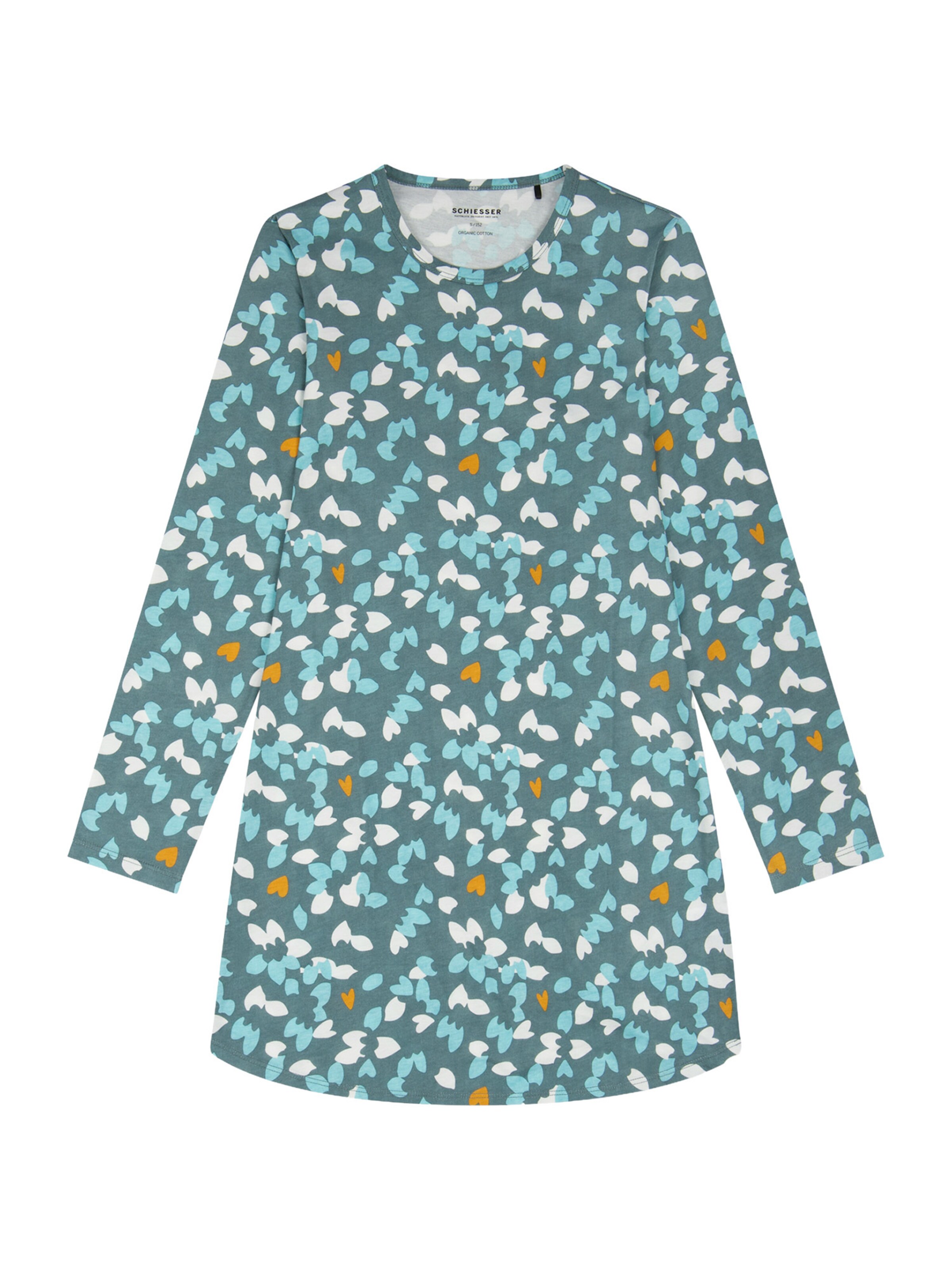 Chemise de nuit 'Teens Nightwear' SCHIESSER en vert : devant