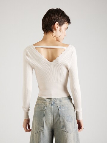 ABOUT YOU Sweater 'Ida' in White