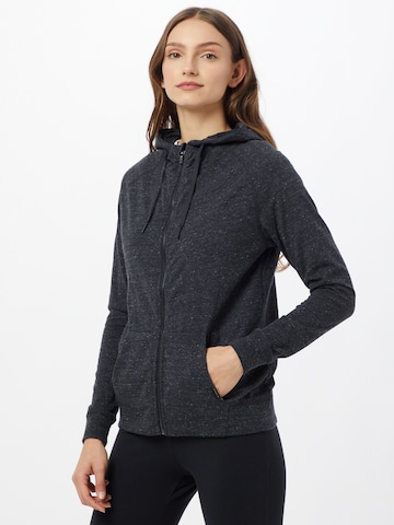 Athlecia Sportief sweatvest 'CHESTINE' in Grijs: voorkant