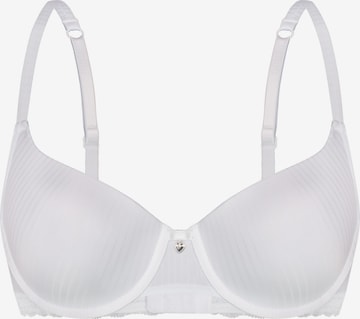 sassa Bra 'LOVELY STRIPE' in White: front