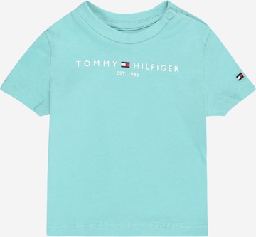 TOMMY HILFIGER Majica | modra barva: sprednja stran