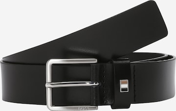 BOSS Black Belt 'Ther' in Black: front