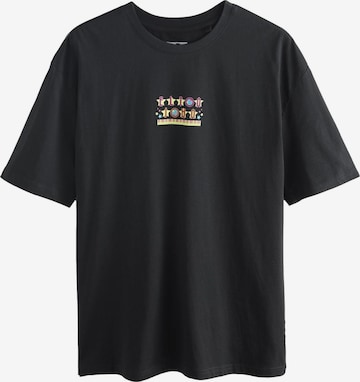 Next T-Shirt in Schwarz: Vorderseite