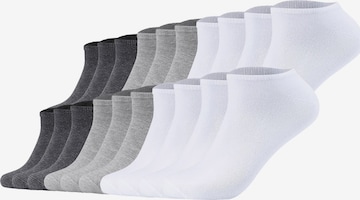 Calzino di s.Oliver in grigio: frontale