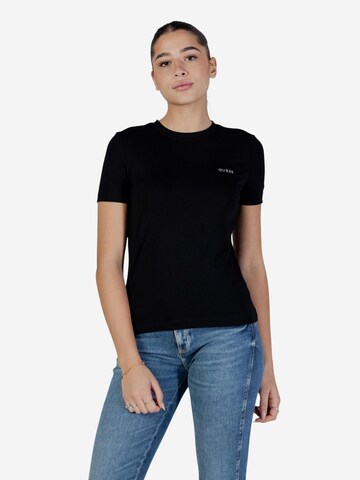 Top 'TRACEY CN SS T-SHIRT V6RI07 J1314' di GUESS in nero: frontale