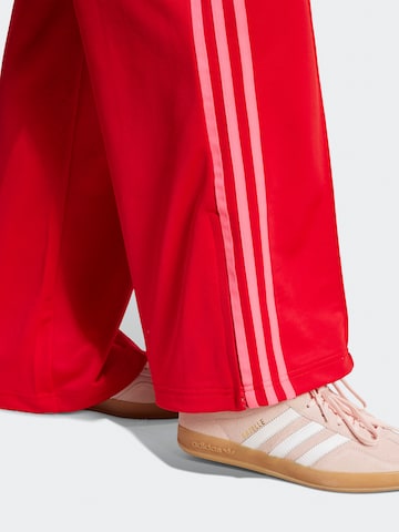 ADIDAS ORIGINALS Loose fit Pants 'Adicolor Classic Firebird' in Red