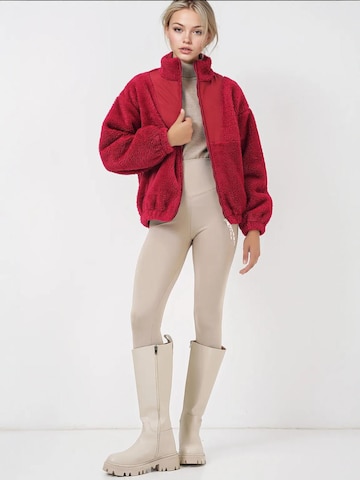 Veste en polaire Bigdart en rouge