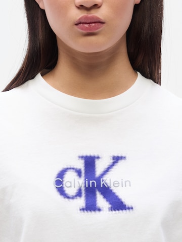 Calvin Klein Jeans Тениска 'SEASONAL' в бяло