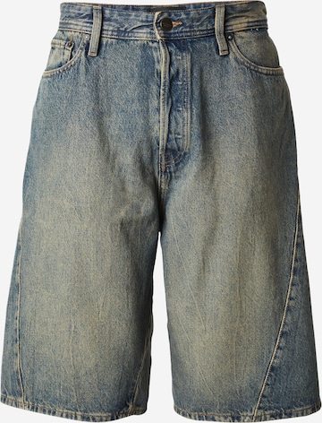 mėlyna JACK & JONES Laisvas Džinsai 'JJIRON JJSKEWED': priekis