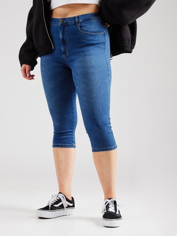 ONLY Carmakoma Skinny Jeans 'Augusta' in Blue: front
