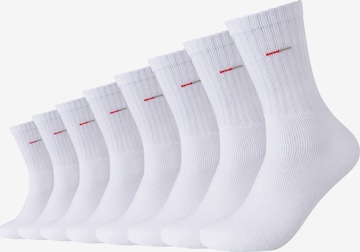 camano Socks in White: front