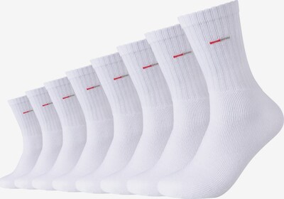camano Socken in grau / rot / weiß, Produktansicht