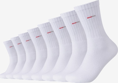 camano Socken in grau / rot / wei�ß, Produktansicht