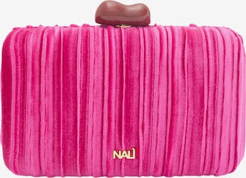 NALì Clutch 'ALBA' in Roze: voorkant