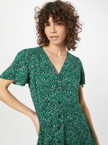 Rochie tip bluză de la IKKS pe verde