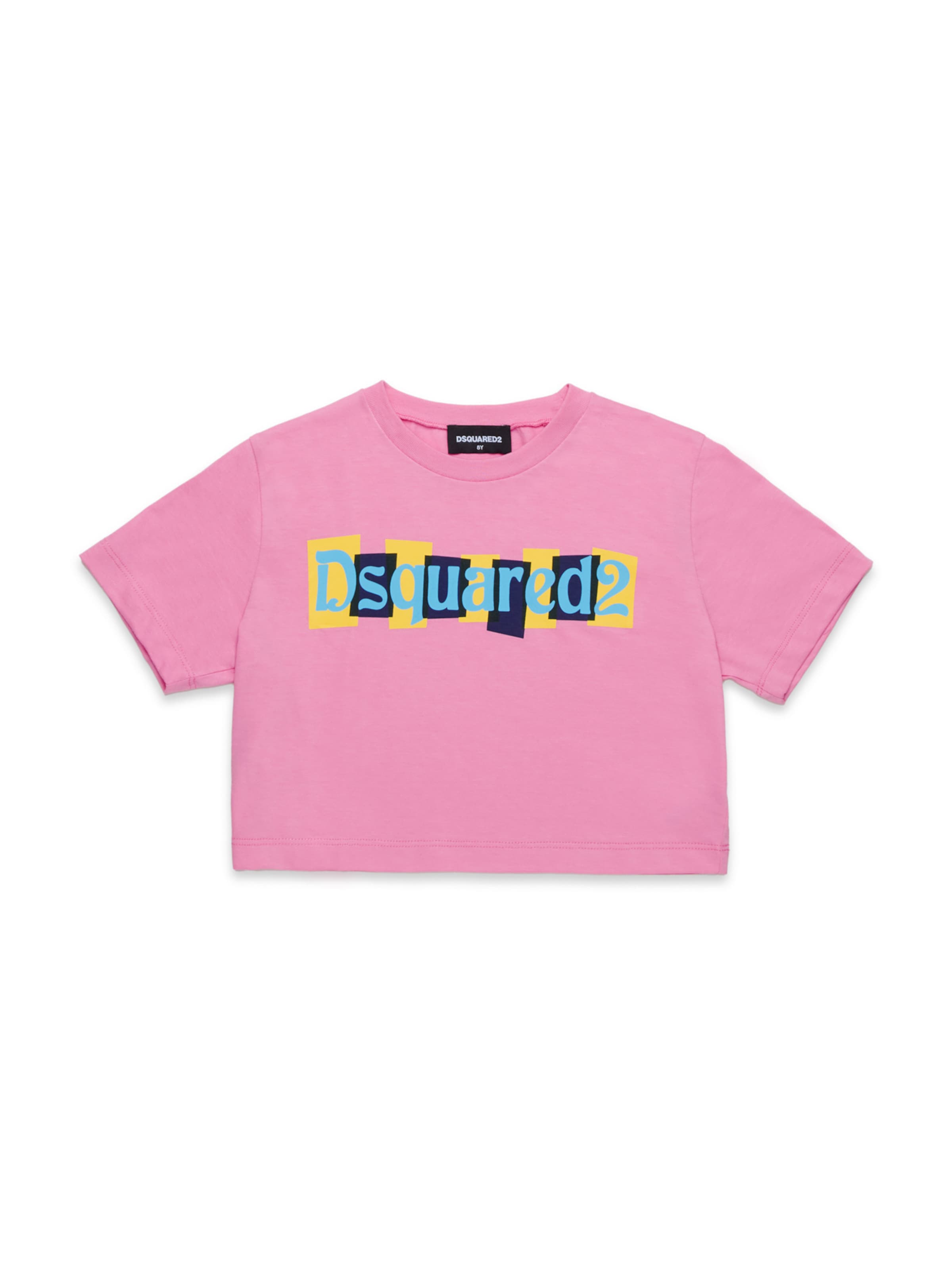 DSQUARED2 Μπλουζάκι σε ροζ: μπροστά