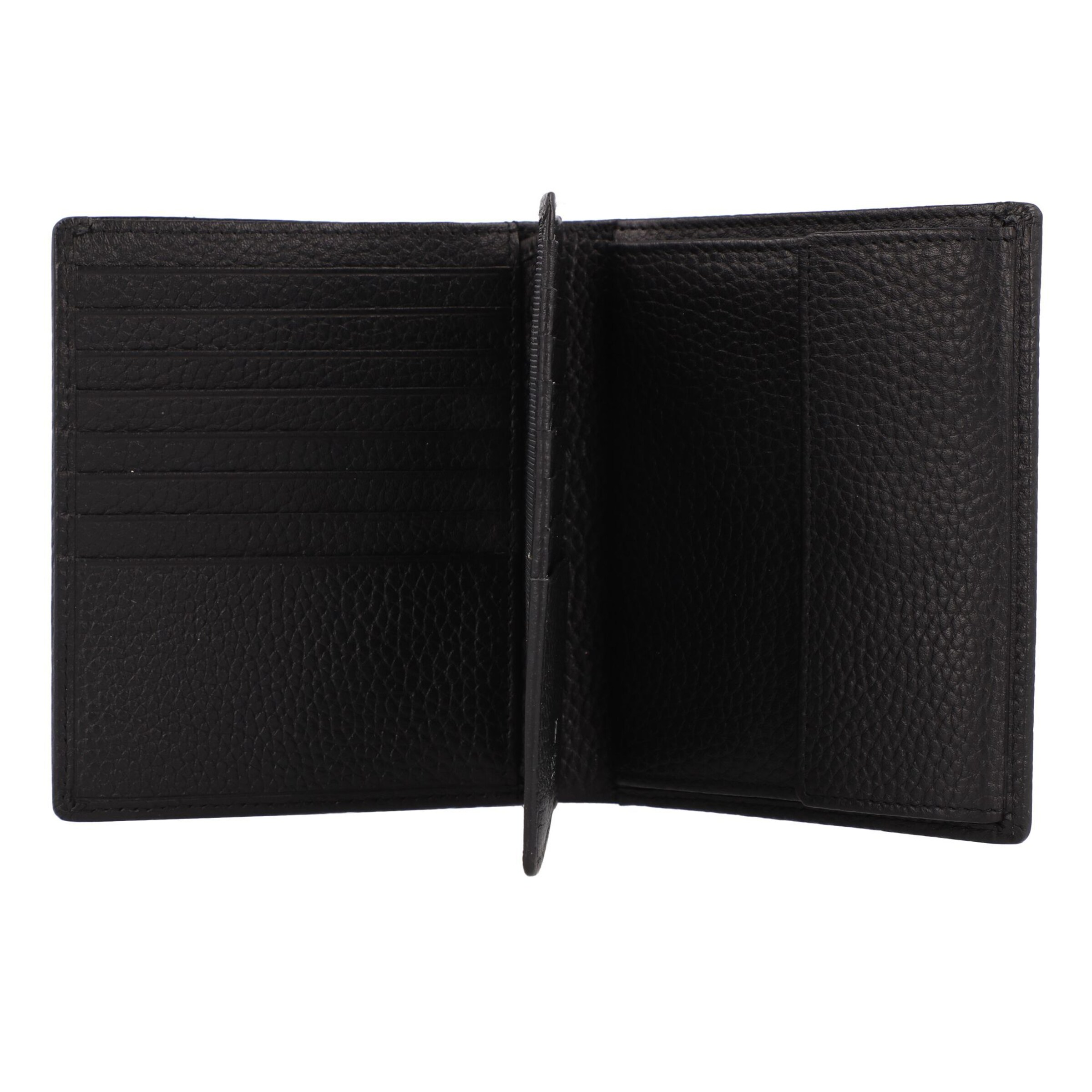 Braun Büffel Wallet 'Theo' in Black