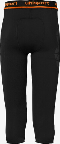 UHLSPORT Skinny Workout Pants in Black