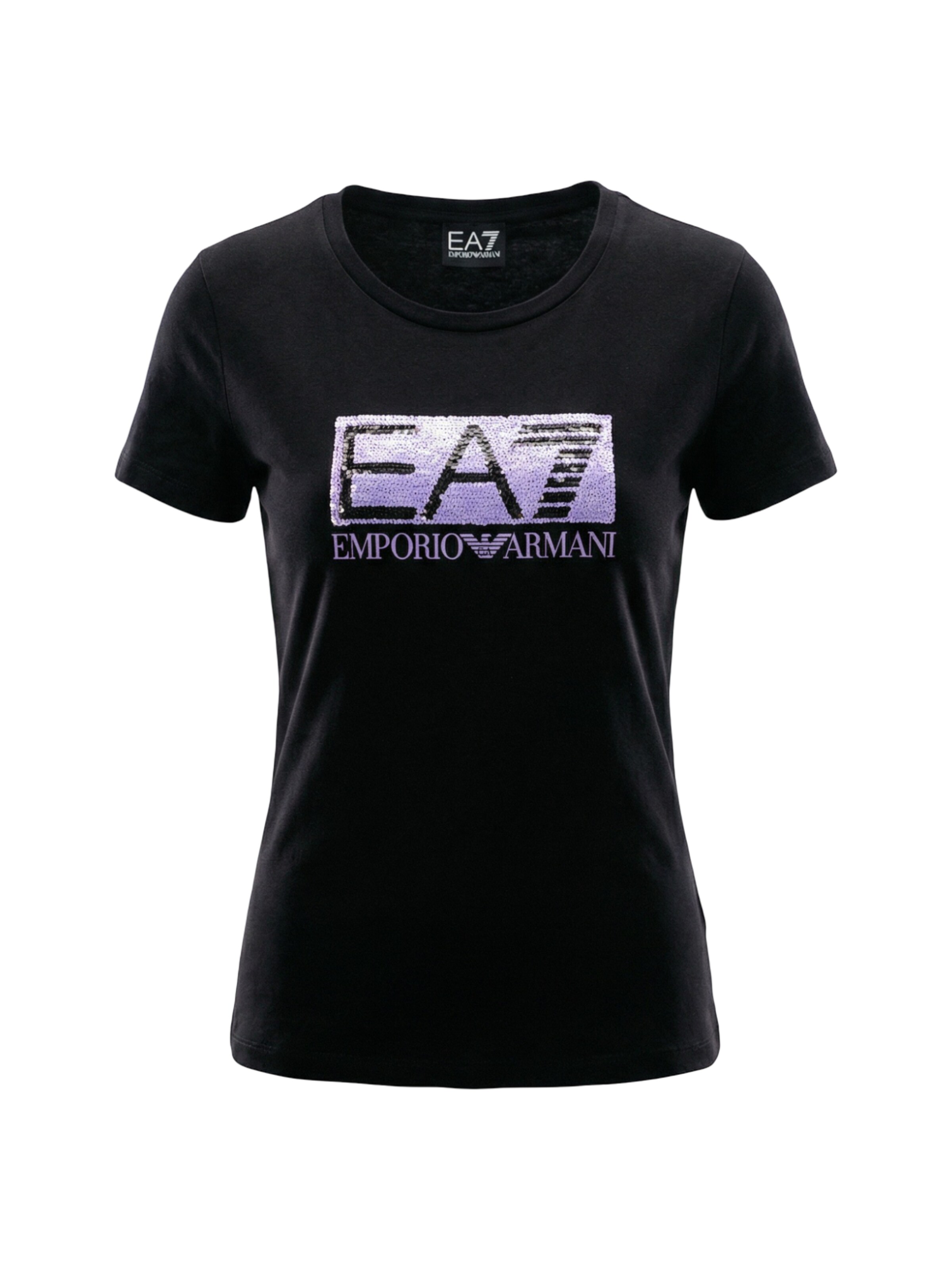 Top '7W001093 AF10373' di EA7 Emporio Armani in nero