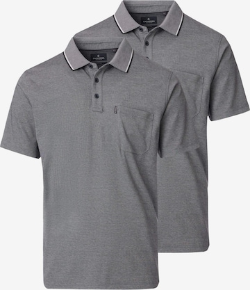CASAMODA Shirt 'Basic' in Grey: front