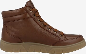 ARA Lace-Up Ankle Boots in Brown