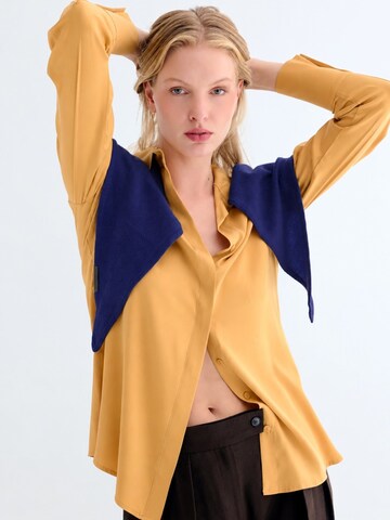 Écharpe SILK & CASHMERE en bleu