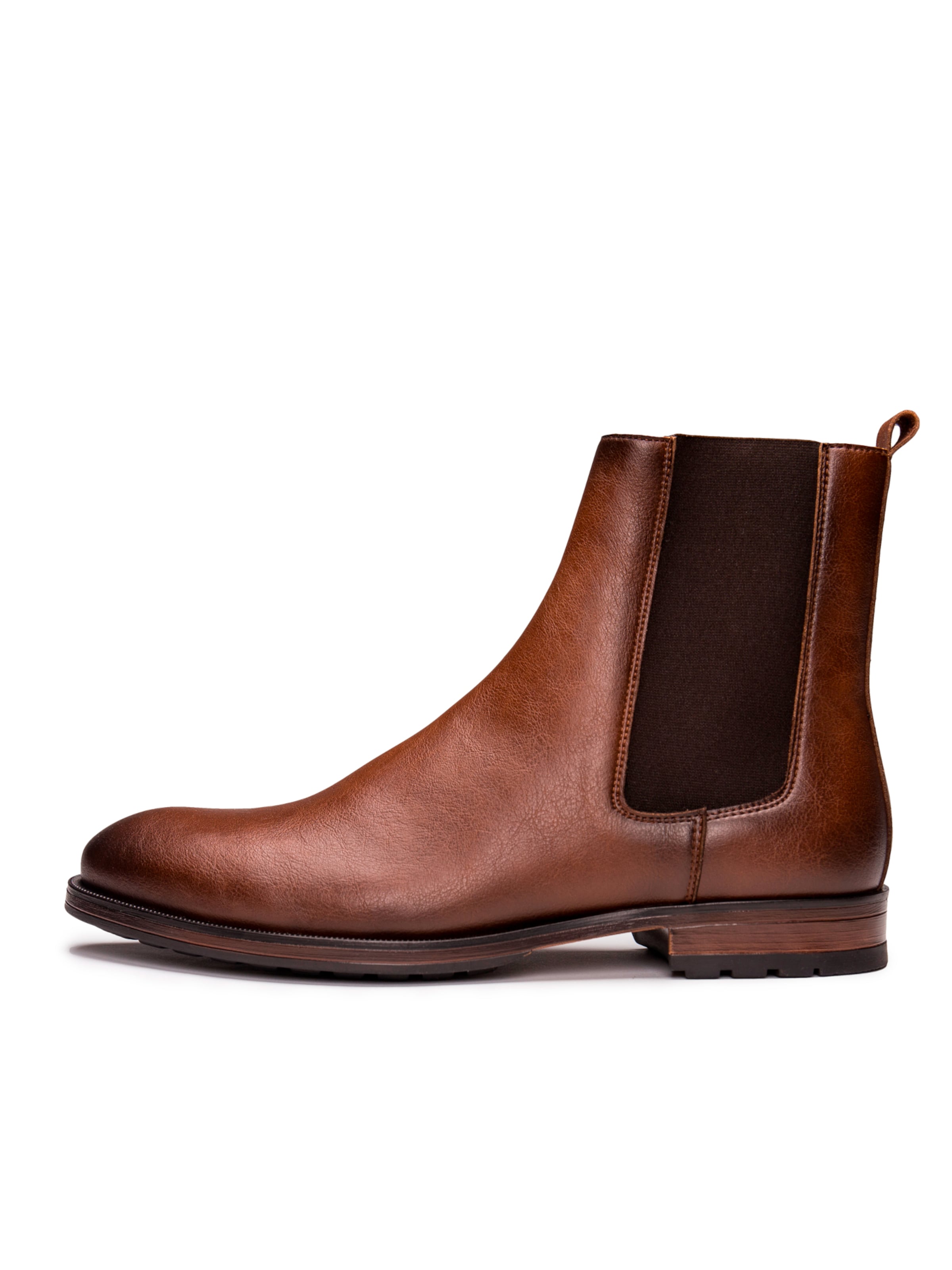 Chelsea Boots 'BASTI B' nae Vegan Shoes en marron : devant