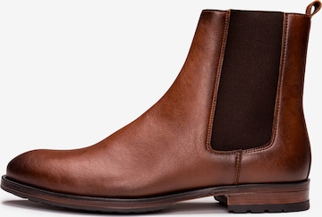 Chelsea Boots 'BASTI B' nae Vegan Shoes en marron : devant