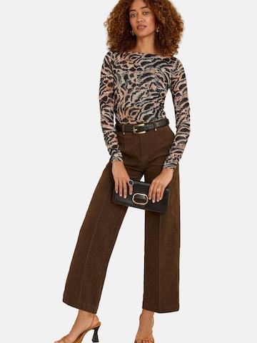 Bluză de la love & roses pe maro: față