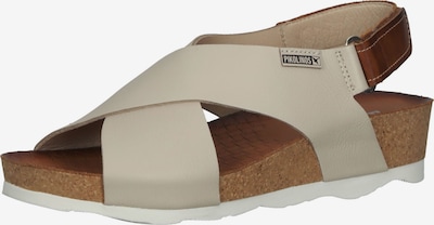 PIKOLINOS Sandály 'Mahon' ve velikosti 36 - starobéžová / tmavě hnědá / černá, Produkt