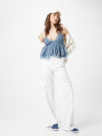 Free People Blouse 'CARRIE' in Blue
