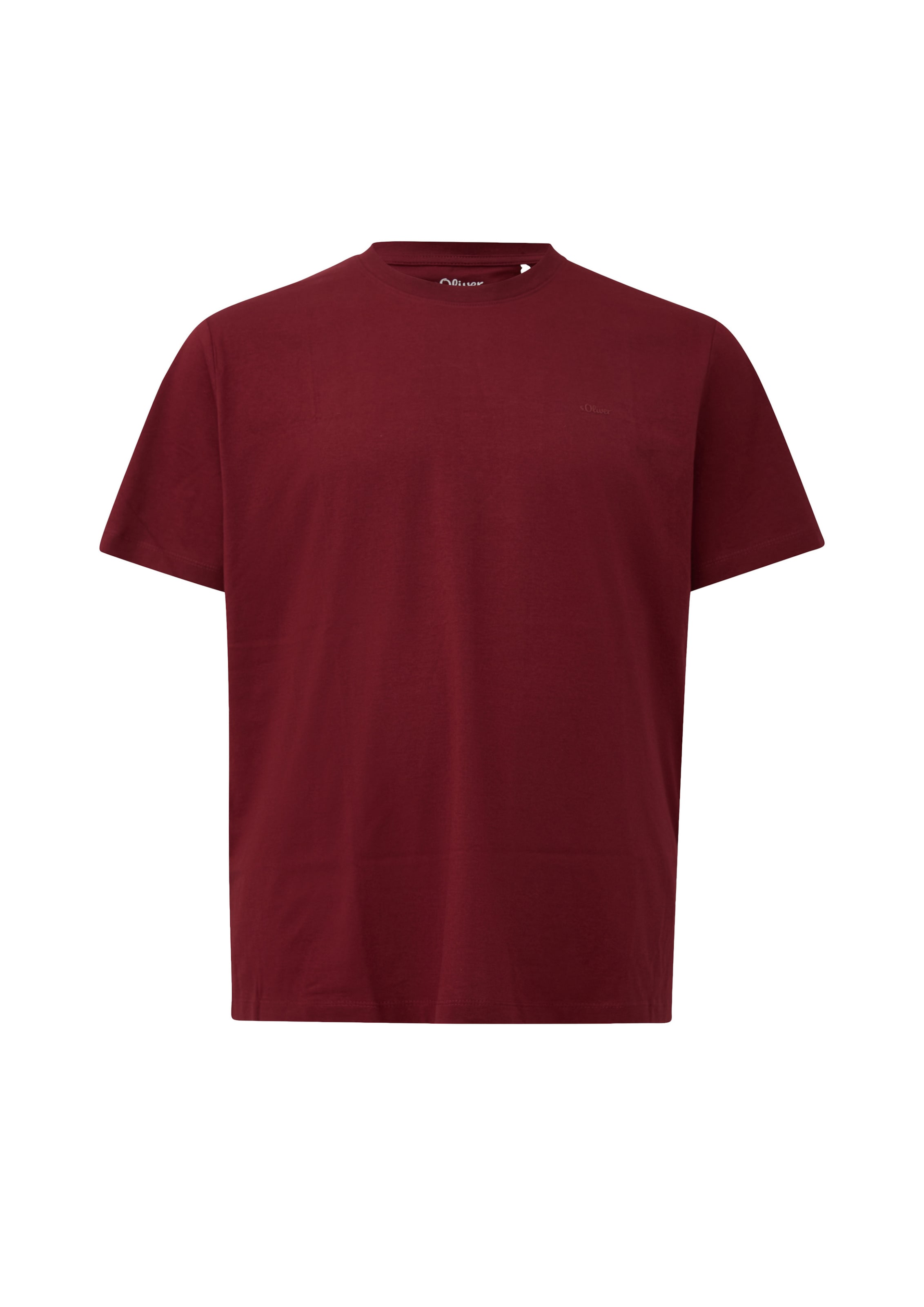 s.Oliver Men Big Sizes - Camisa em vermelho: frente