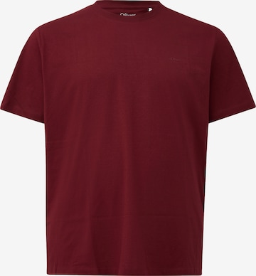 s.Oliver Men Big Sizes - Camisa em vermelho: frente