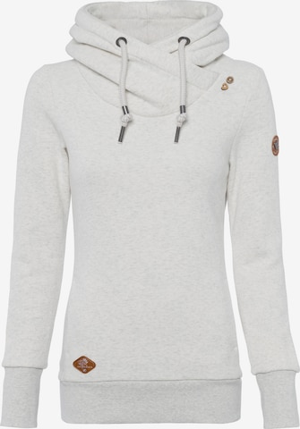Ragwear Sweatshirt in Weiß: Vorderseite