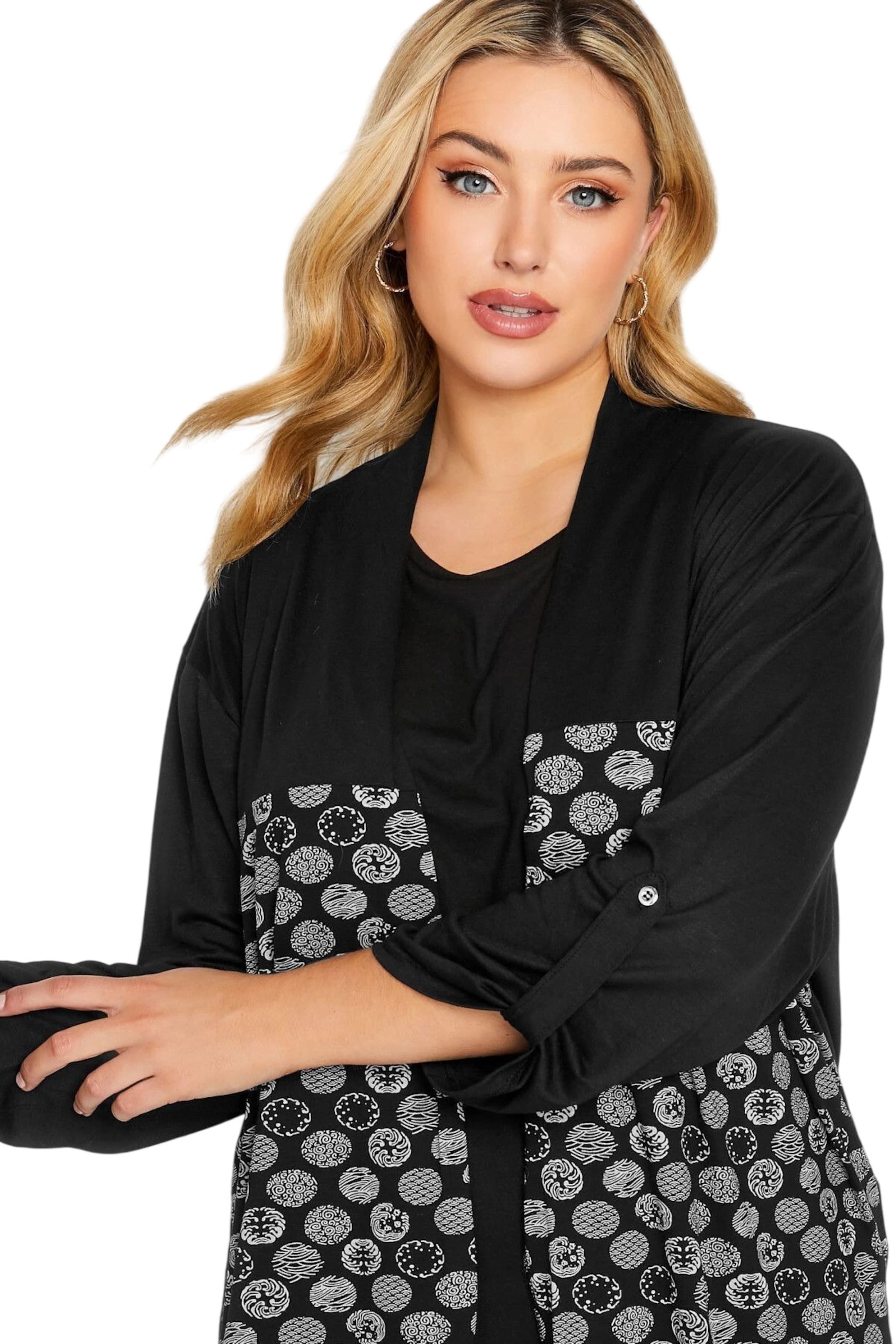 Stil Diva Gebreid vest in Zwart