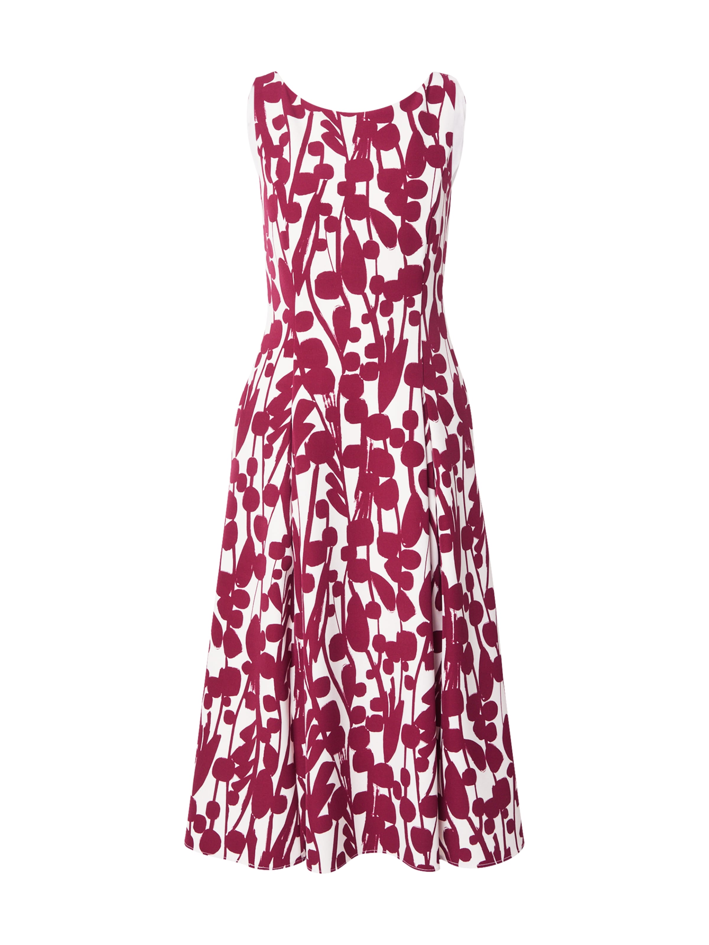 Abito di Vera Mont in rosso: frontale