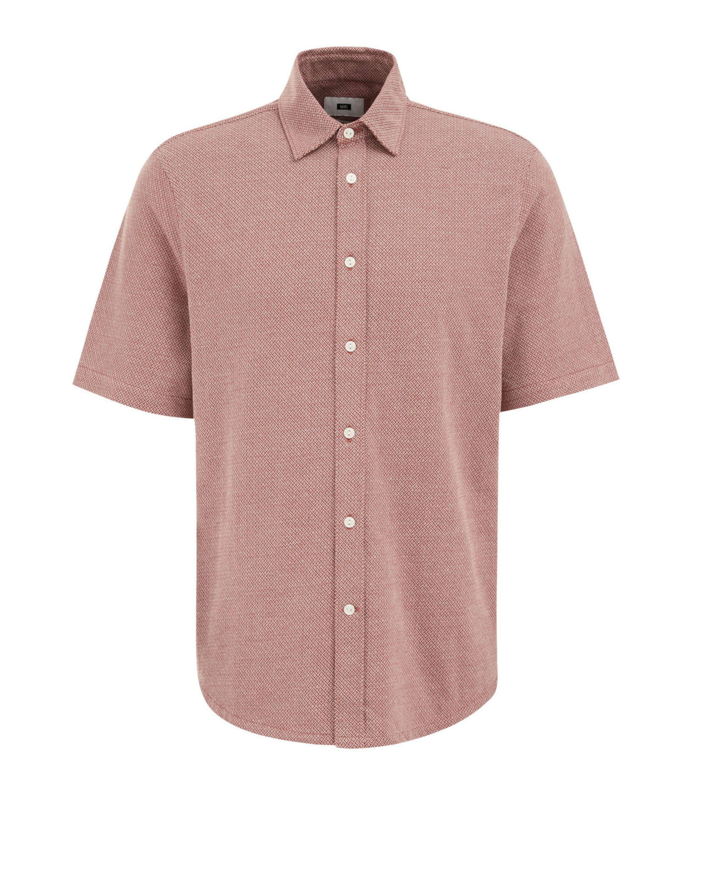 Slim fit Camicia di WE Fashion in rosso: frontale