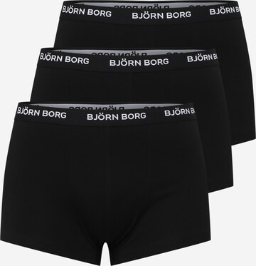 BJÖRN BORG Boxer shorts in Black: front