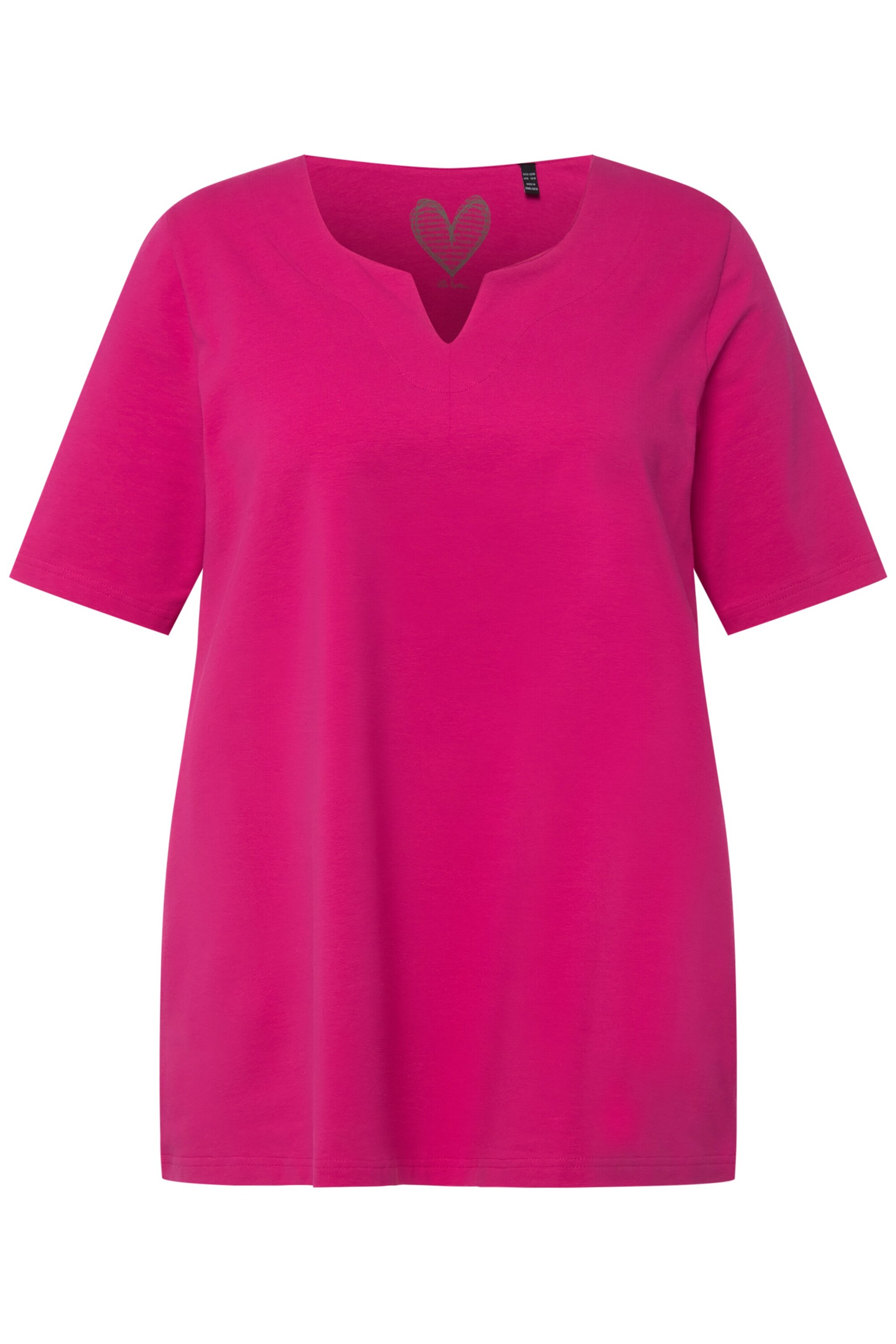 Ulla Popken Shirt in Roze: voorkant