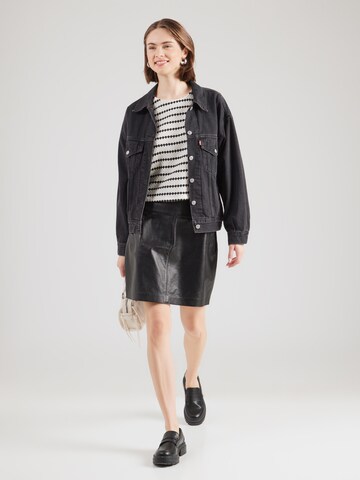 ONLY Svetr 'ONLEVA' – bílá