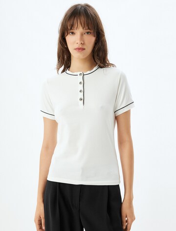 Koton Shirt in Wit: voorkant