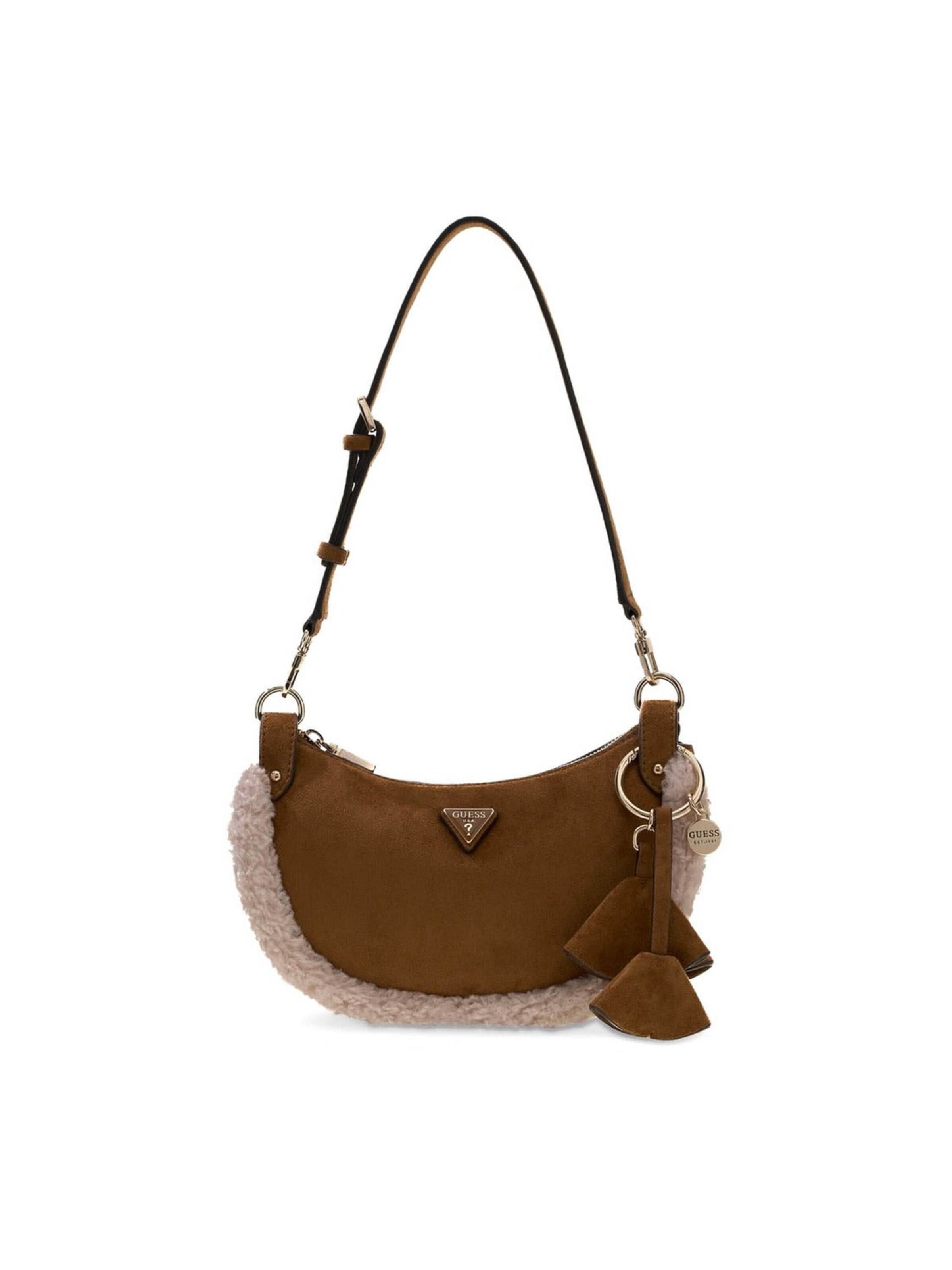 GUESS Taška cez rameno 'Guess Sac Bandoulière Katie Cognac', veľkosť One Size - hnedá, Produkt