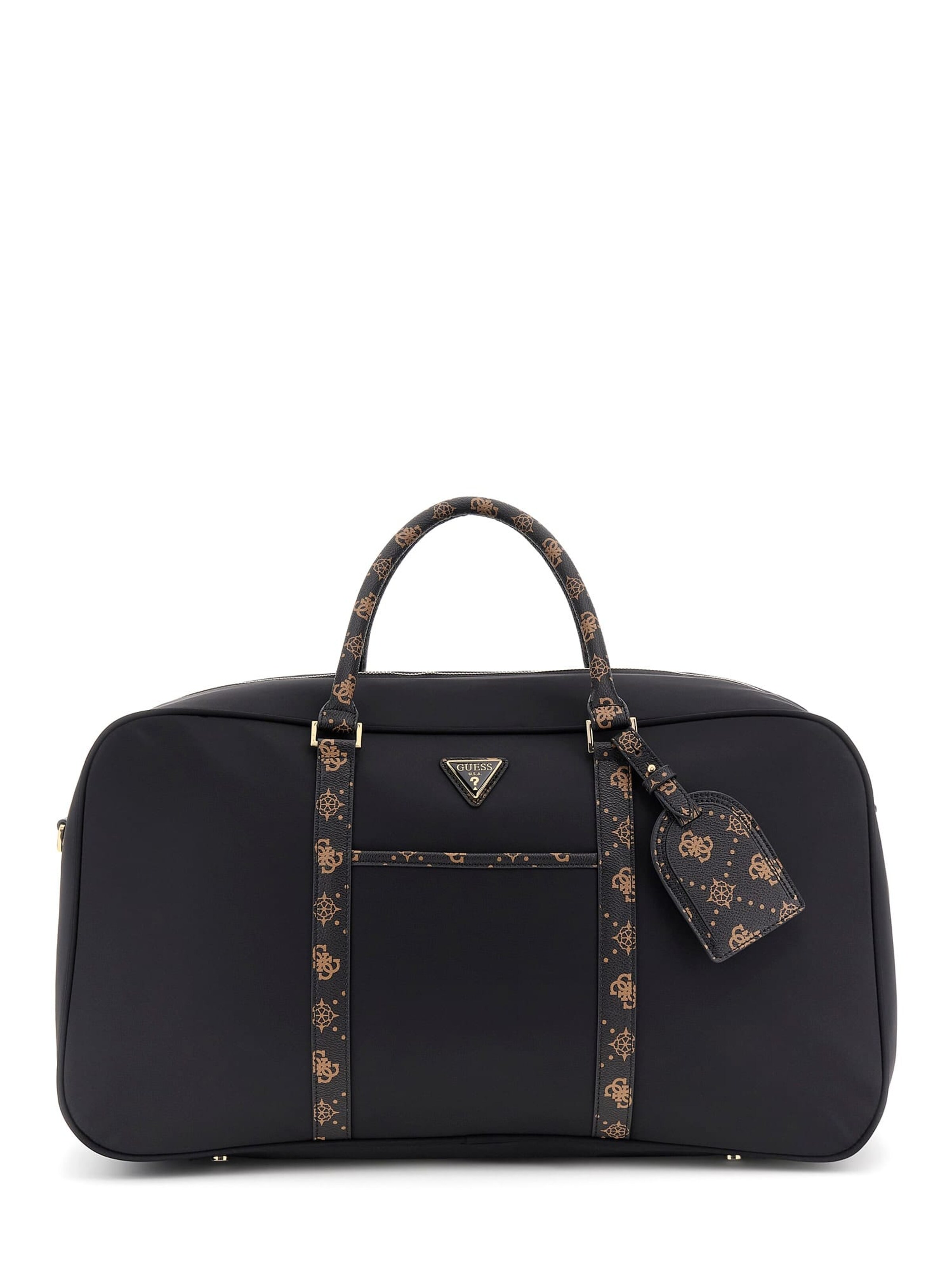 GUESS Travel Bag in Black: front