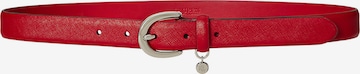 Ceinture 'Charm' Lauren Ralph Lauren en rouge : devant