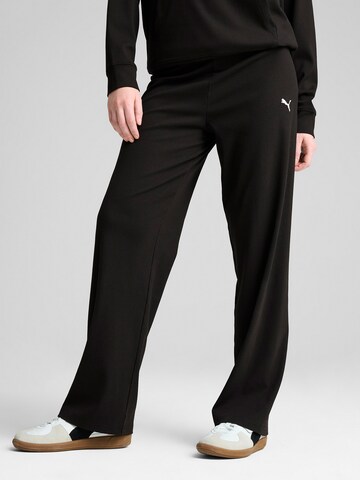 PUMA - Regular Calças de desporto 'ESS' em preto: frente