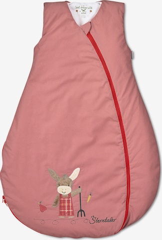 STERNTALER - Saco de dormir 'Emmis Garden' en rojo: frente