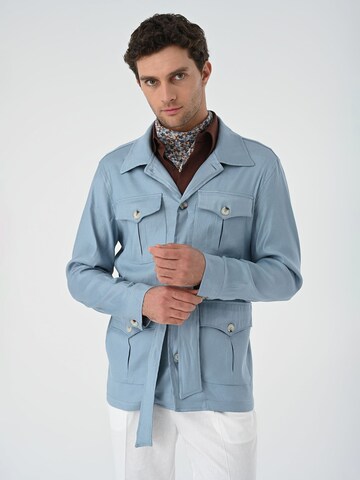 Antioch Between-seasons coat in Blue