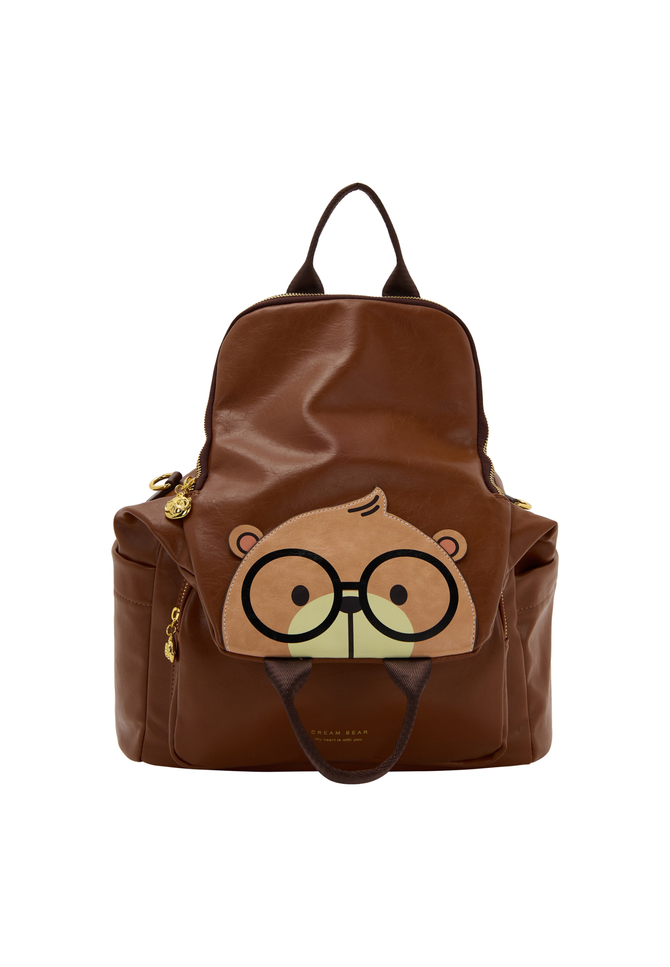 MYMO Backpack in Brown: front