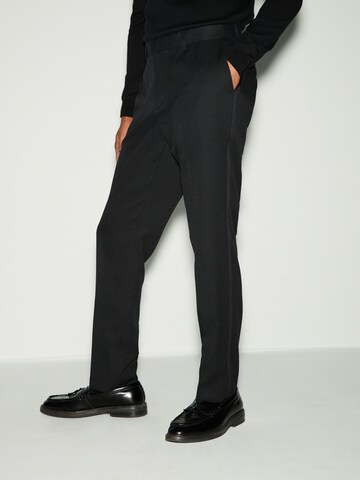 Loosefit Pantalon à plis Next en noir