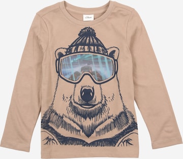 s.Oliver Shirt in Braun: Vorderseite